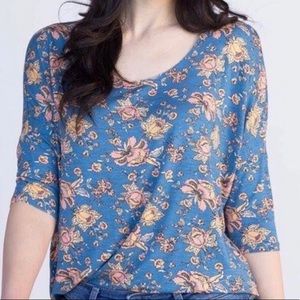 AGNES&DORA• Dolman Floral Tunic